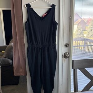 All Worthy Black Sleeveless Jumpsuit
